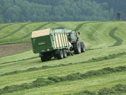 Krone Ladewagen mit zahlreichen bestechenden Lösungen